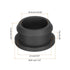 MECCANIXITY 4Pcs Snap Rubber Grommet Plug, Dia 21mm ID 16.5mm Seal, Anti-Scratch for Electrical Box Cable Pipe Black