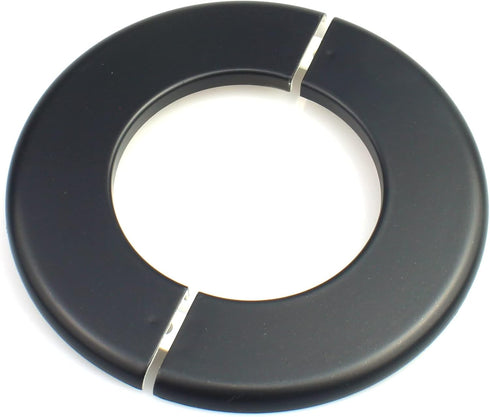 FDXGYH 2 Pcs Self-Adhesive Tape, 3.0 Inch ABS Wall Split Flange Round Escutcheon Plate Cover for Faucet Decoration