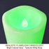 4-Pack 3x6 IP64 Multicolor Outdoor LED Pillar Candles with Timer and Remote - Waterproof Color Changing LED Pillar