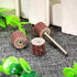 Dophee 10Pcs 240 Grit Flap Sanding Wheel Head Grinding Disc & 3mm Arbor