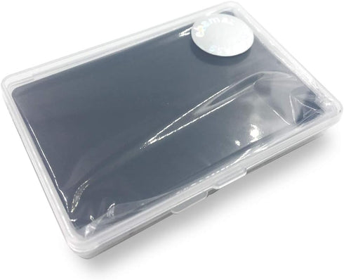 Metal Business Cards Anodized Aluminum Plaque Plate 86X54X0.8mm (Black, 10PCS)