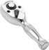 TOMMARS 1/4-Inch Drive Stubby Ratchet Mini Ratchet with Quick-Release Head, 72-Tooth