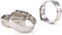Glarks 20Pcs 304 Stainless Steel Adjustable Worm Gear Hose Clamps Assortment Kit, 21-44MM Range for Plumbing