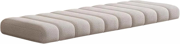 ZEaink Bench Cushions for Indoor FurnitureBay Window Seat Cushion Anti-cat Scratch, Non-Slip Bench