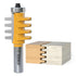 Professional Finger Joint Router Bit 1/2" Shank, Reversible Finger Glue Joint Router