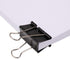 H&S Multi-purpose Jumbo Foldback Clips for Paperwork - (Pack of 10) Black Binder Office Clips for Paper & Pictures - Bulldog Large Binder Clips for School Stationery by H&S