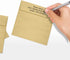 LUXPaper Square Invitation Envelopes - Peel & Press - 5 1/2" x 5 1/2" - Blonde Metallic - 50 Qty