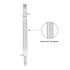 Borosilicate Glass Liebig Condenser, 400mm Jacket Length, 24/40 Joint Lab Glass Condenser