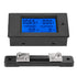 PZEM-051 LCD Display Digital Electric Power Energy Meter, DC 6.5-100V, Built-in Shunt (50A Shunt)
