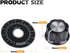 10pcs Adjustable Rotate Button Potentiometer Control Knobs & 10pcs 0-100 Scale Sheet