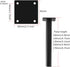 HJYCLFAZU 4Pcs (120mm/4.7Inch) Sofa Legs,DIY Iron Furniture Legs Cabinet Perfect for Bathroom Cabinets,Bedside