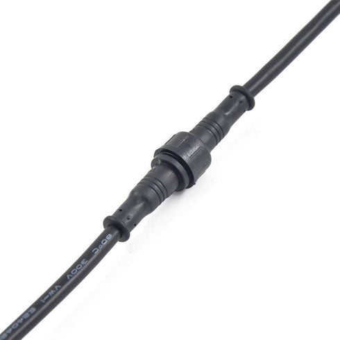 5Pairs 5pin Black Electrical Connector, LED Connector for LED Lights, 20cm Extension Cable