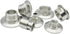 WSKJAFDL 1pcs 1/4-1in 304 50.5mm,3/8 NPT BSP Thread Stainless Steel Sanitary Fittings for Homemade Beer & Dairy