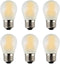 A15 Mini Globe Bulb - 4W Dimmable, 40 Watts Incandescent Replacement, E26 Standard Base, 6-Pack