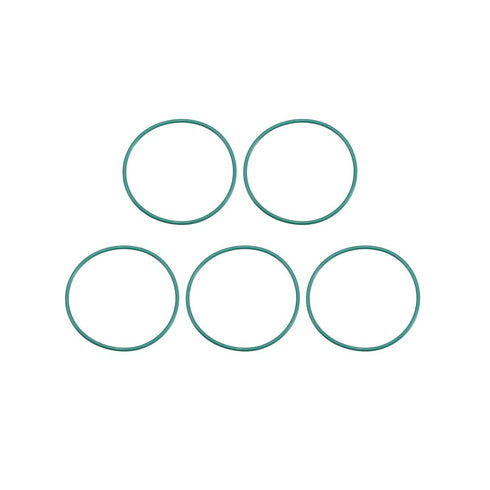 uxcell Fluorine Rubber O-Rings, 30mm OD 28mm ID 1mm Width FKM Seal Gasket for Machinery Plumbing, Green