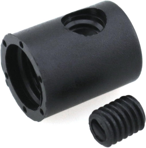 HJGarden 50PCS 2-6.5mm Black Dining Room Pendant Lamp Lock Plastic Power Cord Clip Lighting Fixture Repair Part Wiring