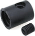 HJGarden 50PCS 2-6.5mm Black Dining Room Pendant Lamp Lock Plastic Power Cord Clip Lighting Fixture Repair Part Wiring
