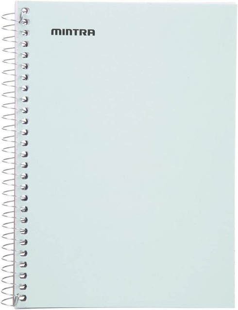 Mintra Office Small Spiral Notebooks, 5x7 Side Spiral, 4pk, Pastel