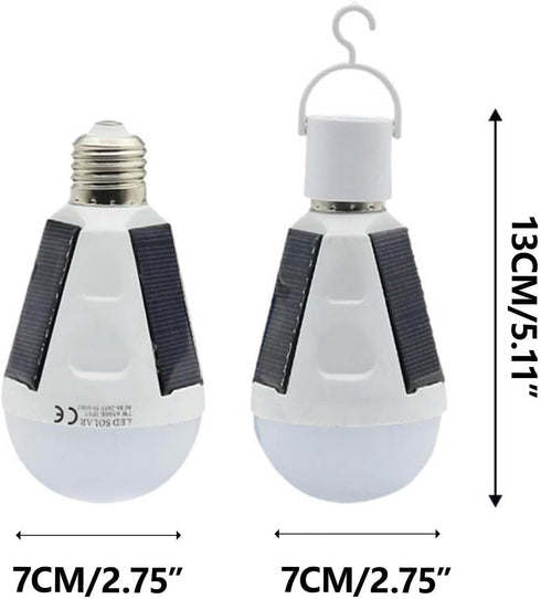 Bulb Bulb Solar Lights Led Battery Power Light Solar Rechargeable Camping Lights Lantern Tent Emergency Light