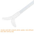 MECCANIXITY PTFE Electric Stirring Rod, 400x85mm Length Overhead Stirrer Mixer Shaft with Foldable Paddle