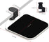 FUZADEL 360 Mouse Platform Clamp On Under Desk Adjustable Mouse Tray Mount Swivel Desktop Shelf Wrist Rest Rotating