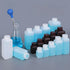 2 Pcs Plastic Lab Chemical Reagent Bottles, 16.9oz Square Sample Storage Container with Inner Ring Cover