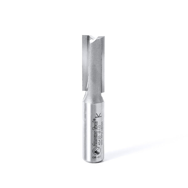 Amana Tool - 45420 Carbide Tipped Straight Plunge Router Bit, 1/2 Dia x 1-1/4 x 1/2" Shank