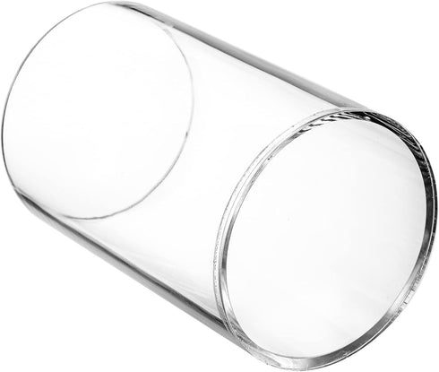 Peohud 4 Pack Acrylic Pen Holders, Clear Thick Pencil Cup, Round Makeup Brush Holder for Desk Accessories