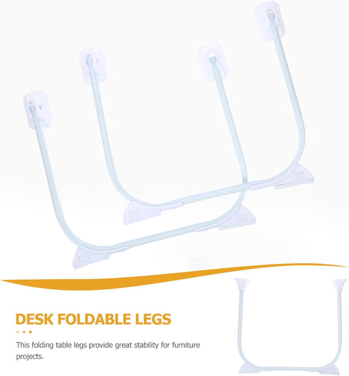 2pcs Luxshiny Heavy Duty Foldable Hairpin Metal Table Legs for DIY Furniture Projects Legs for Sofa Side Table Tv Stand