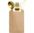 100-pack 3x5 Inches Mini Size Natural Kraft Paper Bags - Ideal for Bakery Cookies Treats Snacks Popcorn Small Gift Bag