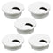 SOVNSG 5 Pcs Desk Grommet, 1-3/8" Plastic Cable Hole Cover, Wire Cord Organizer,