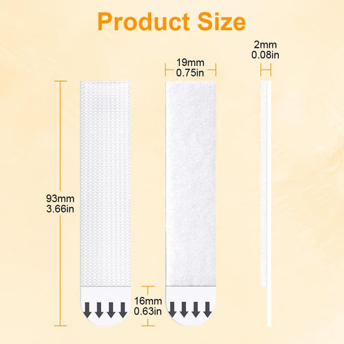Heavy Duty Picture Hanging Strips - 15-Pairs (30 Strips) Damage Free Adhesive Hook and Loop Mounting Tapes