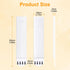 Heavy Duty Picture Hanging Strips - 15-Pairs (30 Strips) Damage Free Adhesive Hook and Loop Mounting Tapes