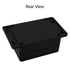 Junction Box IP65 Waterproof Dustproof ABS Plastic Electric Project Enclosure with Fixed Ear, Black, 4.5x3.5x2.2 inch
