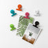 Magnetic Clips, 16pcs Metal Clips, Refrigerator Magnets for Photos, Whiteboard, School, Office Use