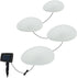 SUNNYPARK Solar Garden Lights Outdoor Set of 4 Plastic Pebble Shape Decorative Rock Lights Waterproof - Warm White by SUNNYPARK