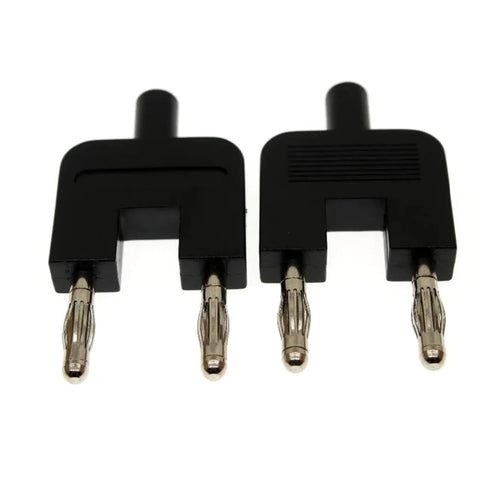 Qingdinu 2 4mm Calibration,19mm Pcs Banana Plug to Socket Adapter for Multimeter PitchRed Black DIY Short-Circuits