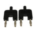 Qingdinu 2 4mm Calibration,19mm Pcs Banana Plug to Socket Adapter for Multimeter PitchRed Black DIY Short-Circuits