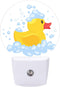 Chrobak Round LED Night Light,Cartoon Yellow Rubber Duck LED Night Light Plug into