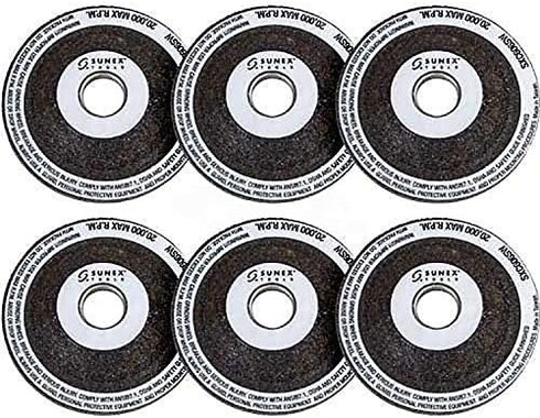 Sunex SXC606GW6 2-Inch Grinding Wheel, Pack of 6