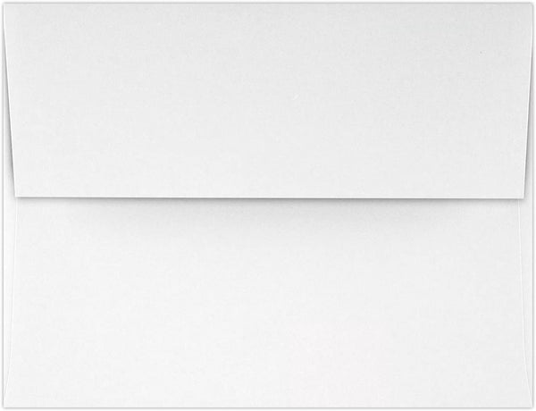 LUXPaper A2 Classic Linen Invitation Envelopes | Solar White | 4 3/8" x 5 3/4" | 70lb. Text | 50 Qty