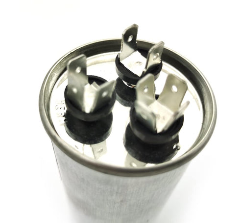 CBB65B 30+5 uf/MFD, 370-440 VAC Volts Round Dual Run Capacitor, 50/60 Hz AC Electric Condenser for Straight Cool or