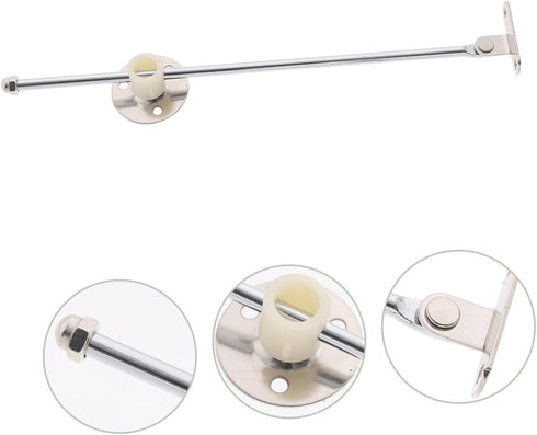 Cabinet Support Rod for Smooth Lid Furniture Hinge for Cabinets and Bedside Tables Easy Install Hydraulic Lift