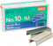 MAX mini Staple No.10-1M for Compact Handy Staplers (50 Staples per Stick, 1,000 Staples per Box)