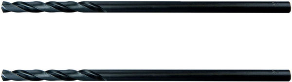 MAXTOOL 2pcs 11/32"x12" Aircraft Extension Drills - HSS M2 Extra Long Deep Twist Drill Bits