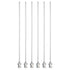 PATIKIL 14Ga x 5 Inch Stainless Steel Dispensing Needle Tips - 6Pcs Blunt Tips Luer Lock for Thick Glue Ink
