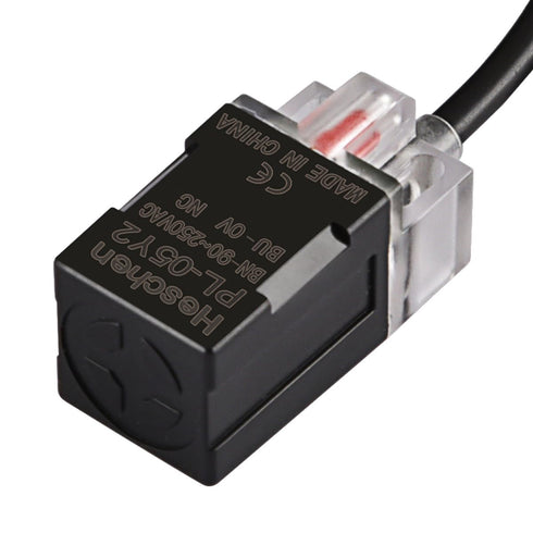 Square Inductive Proximity Sensor Switch Non-Shield Type PL-05Y2 Detector Distance 5mm 90-250VAC 400mA Normally Closed(NC) 2 Wire