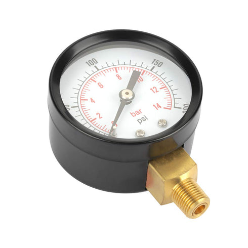 Manometer Pressure Gauge NPT Circular Dial for Industrial Tools, Easy Install Industrial Hardware