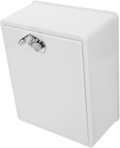 2pcs Package Mailbox Package HOMSFOU Outdoor Box Lock Secure Wall-Mounted for Deliveries Multi-Purpose Porch Storage