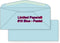 Bright Blue #10 Business Envelopes - 100 Envelopes - Limited Papers Brand